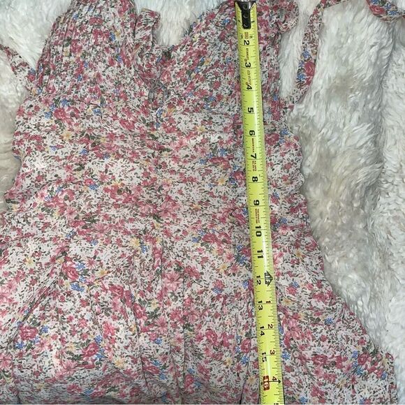 Nwt Cider Ditsy Floral Ruched Cami Dress sz S - Picture 13 of 14